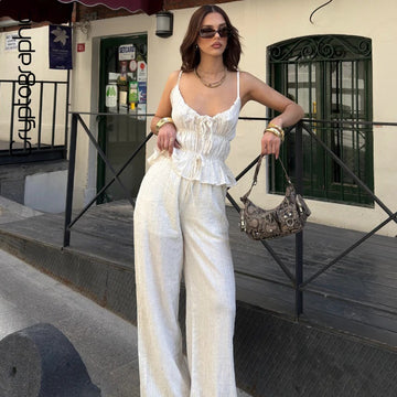 Elora Linen Set – Effortless Natural Elegance